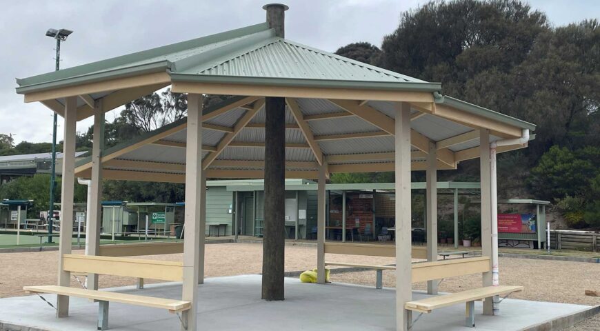 Mt Martha Petanque Club’s Custom Gazebo is Officially Open!