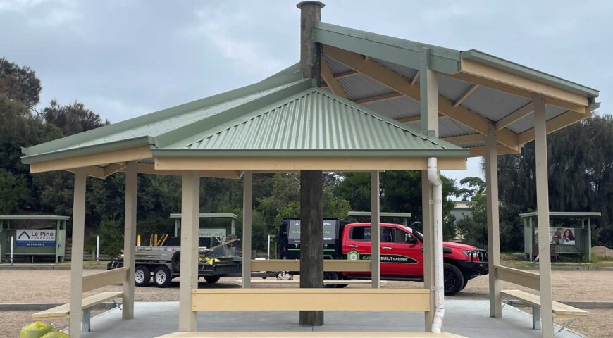 Mt Martha Petanque Club’s Custom Gazebo is Officially Open!