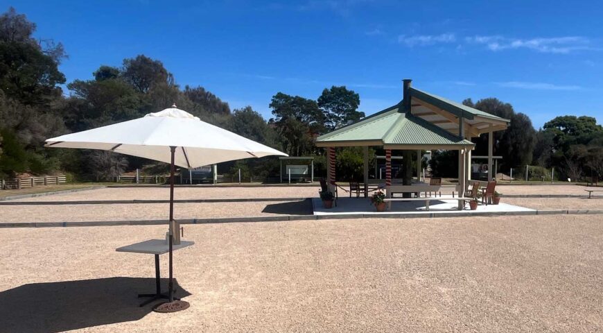 Mt Martha Petanque Club’s Custom Gazebo is Officially Open!