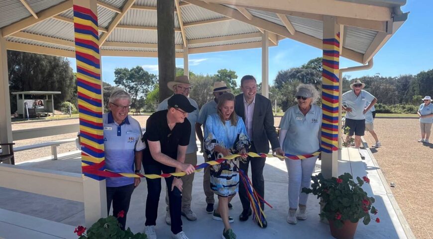 Mt Martha Petanque Club’s Custom Gazebo is Officially Open!