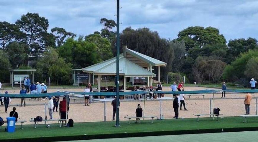 Mt Martha Petanque Club’s Custom Gazebo is Officially Open!