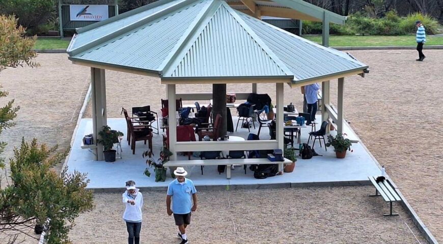 Mt Martha Petanque Club’s Custom Gazebo is Officially Open!