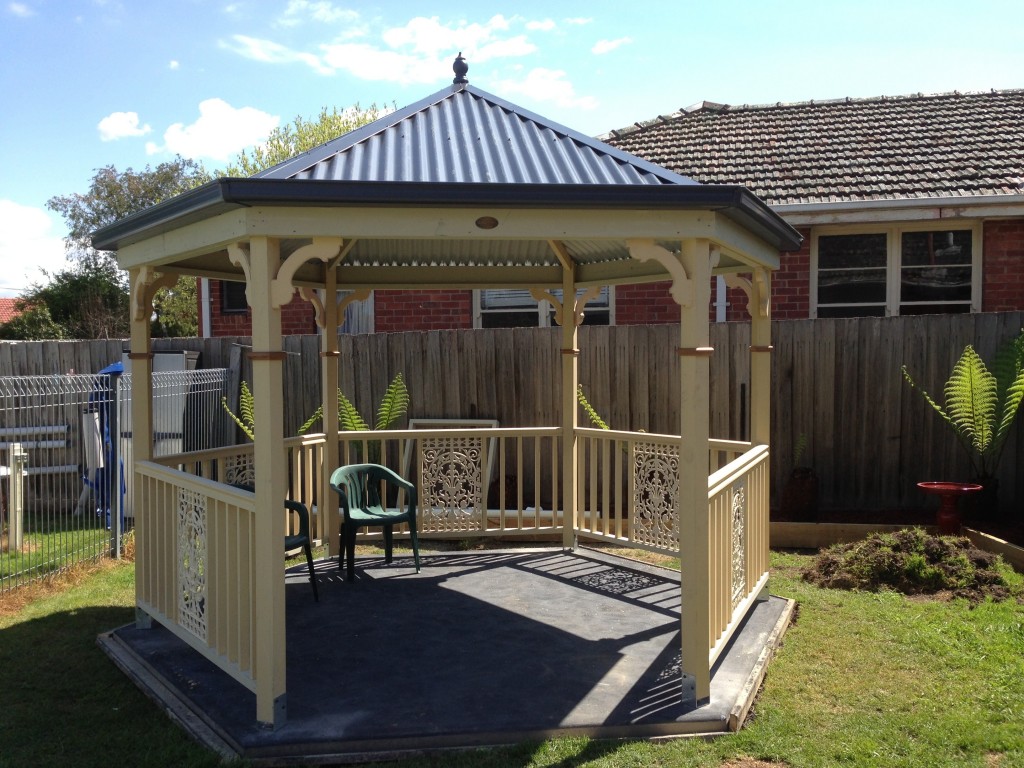 Another great 4.0 Meter Gazebo installed Custom Built Gazebos