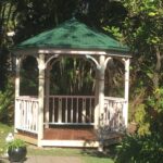 3.0 meter 6 sided gazebo with Tulip handrailing