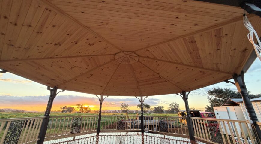 7.0 metre, 8-sided gazebo – Cudal, NSW